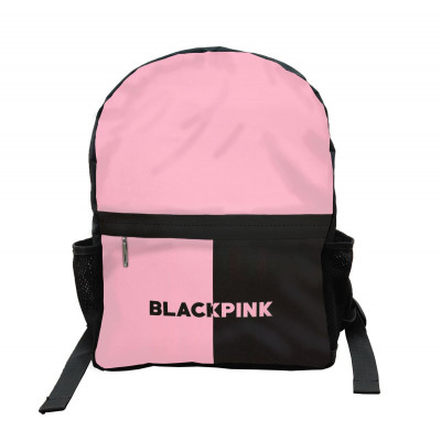 BLACKPINK | Školní batoh BLACKPINK "BLACK/PINK", černá/růžová, 15l