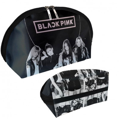 BLACKPINK | Kosmetická taška BLACKPINK "Foto Circle", černá