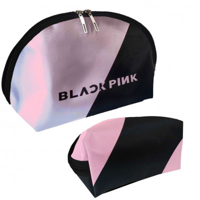 BLACKPINK | Kosmetická taška BLACKPINK "BLACK/PINK", černá/růžová