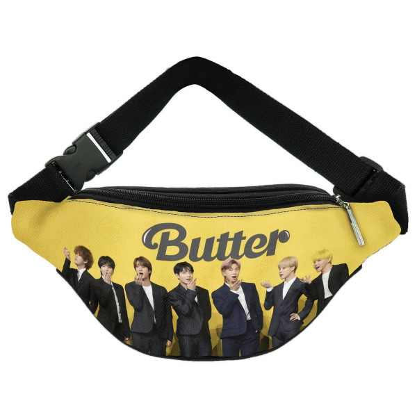 BTS | Ledvinka taška  přes rameno "BTS Butter" + vlastní text