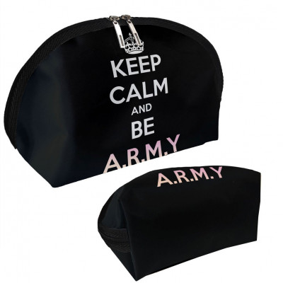 BTS | Kosmetická taška BTS "Army", černá