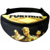 Fortnite | Ledvinka taška  přes rameno "Fortnite Gold" polstrovaná, žlutá/černá