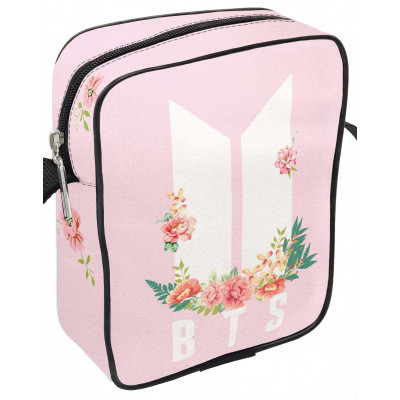 BTS | Taška přes rameno BTS logo, růžová