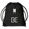BTS | Vak - pytel přes rameno  BTS BE logo, černý