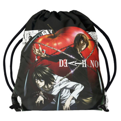 DEATH NOTE | Vak - pytel přes rameno Death Note, Light & L & jablko