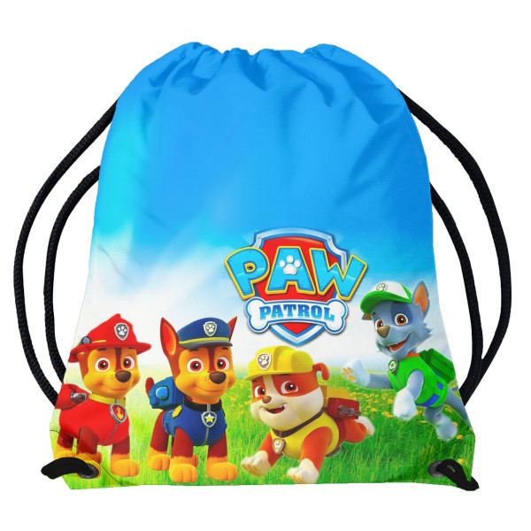 Tlapková patrola | Vak - pytel přes rameno  PAW PATROL "Rocky, Rubble, Chase , Marshall", modrý