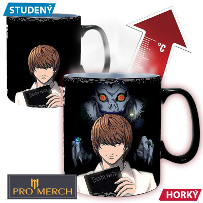 DEATH NOTE | Hrnek DEATH NOTE, " Kira & L", měnící vzhled, 460 ml