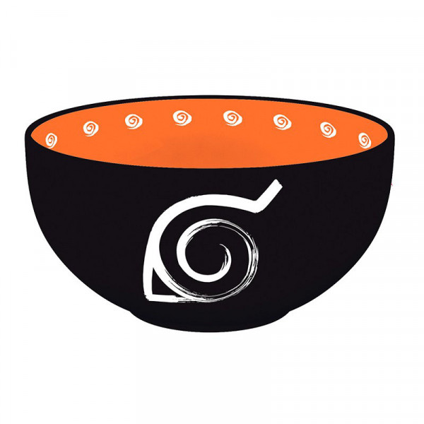 NARUTO | Mísa NARUTO SHIPPUDEN, "symbol konoha, pečeť  k uvěznění Kyubiho", 600 ml 