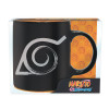 Hrnek NARUTO SHIPPUDEN  -  symbol konoha, pečeť  k uvěznění Kyubiho,  320 ml