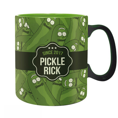 RICK AND MORTY | Hrnek Rick and Morty "Pickle Rick" ,zelený, 460 ml