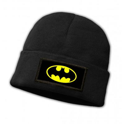 Batman |  Čepice pletená s nášivkouBatman  "Znak netopýr", one size