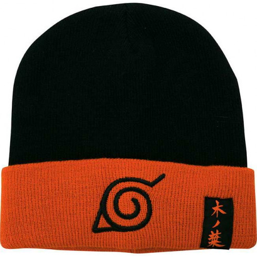 NARUTO | Čepice pletená NARUTO, symbol Konoha, one size