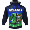 MINECRAFT | Mikina Minecraft s kapucí "Creeper", tmavě modrá/černá