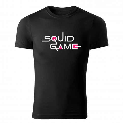Squid Game | Tričko Hra na oliheň, "Logo Squid Game", černá