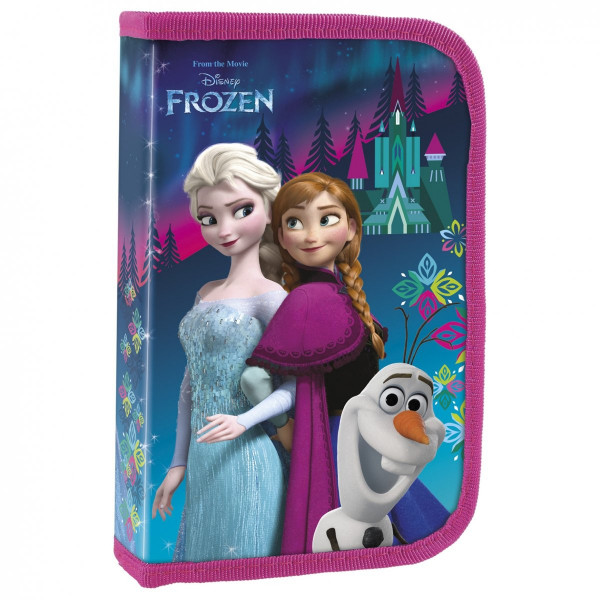 Frozen | Školní penál Frozen 2 Elsa&Anna&Olaf, bordo