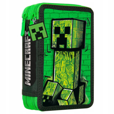 Minecraft | Školní vybavený penál Minecraft "Creeper"