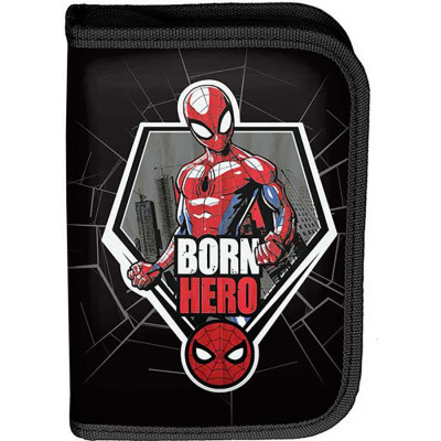 Spider-Man | Školní penál Spiderman "Born Hero, vybavený"
