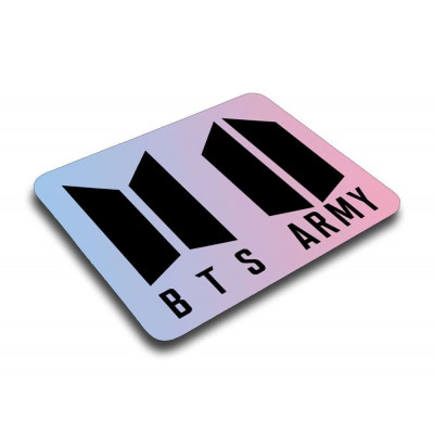 BTS | Podložka pod myš,  logo BTS, ARMY, látková