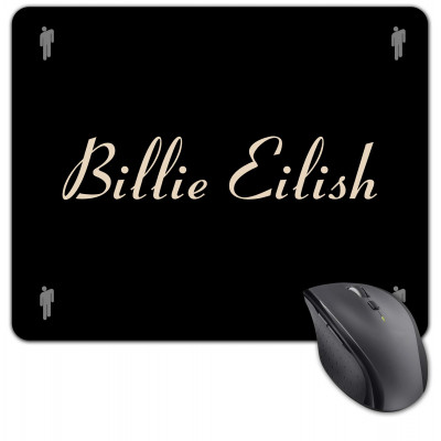 Billie Eilish | Podložka pod myš Billie Eilish "Logo", látková, S