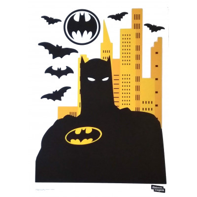 Batman | Mega samolepky na zeď, 70cm x 150 cm