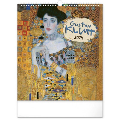 Nástěnný kalendář Gustav Klimt 2024, 30 × 34 cm