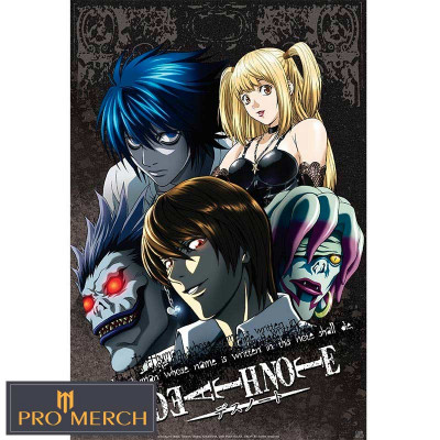 Plakát DEATH NOTE "Hrdinové" 52cm x 38cm