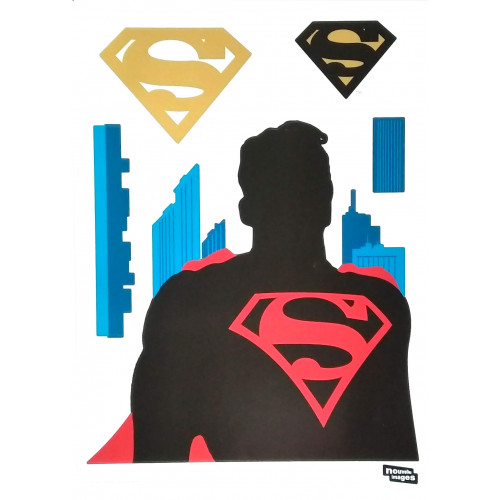 Superman| Samolepky na zeď
