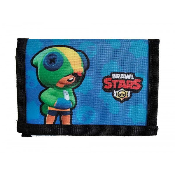 Dětská peněženka BRAWL STARS LEON modrá