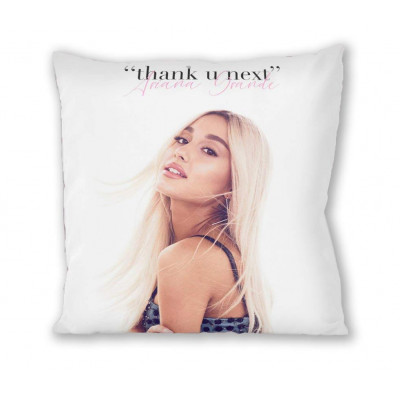 Ariana Grande | Polštář Ariana Grande "THANK U NEXT", 40x40 cm