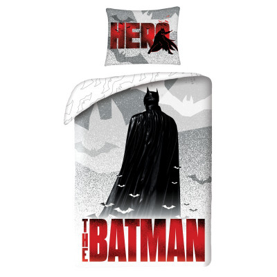 Batman | Povlečení  Batman, "Batman Hero", bavlněné  140x200, 70x90