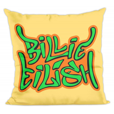 Billie Eilish | Polštář Billie Eilish "Graffiti", 40x40