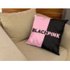 BLACKPINK | Polštář  BLACKPINK "BLACK/PINK", černá/růžová, 40x40 cm