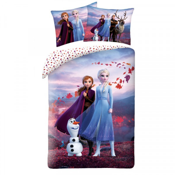 Frozen | Povlečení -   Ledové Království "Journey", bavlněné, 140x200, 70x90