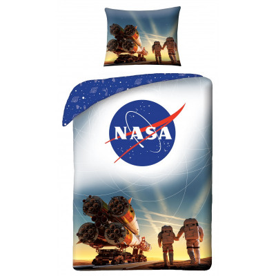 NASA | Povlečení  NASA "Rocket", bavlněné, 140x200, 70x90