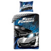 Fast&Furious| Povlečení  Rychle a zběsile, černé/modré bavlněné  140x200, 70x90