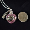 HARRY POTTER | Otevírací náhrdelník s řetízkem "Elixír lásky" s krystaly SWAROVSKI, HPSN053