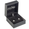 HARRY POTTER | Stříbrné náušnice Harry Potter "Relikvie smrti" s krystaly SWAROVSKI, visací